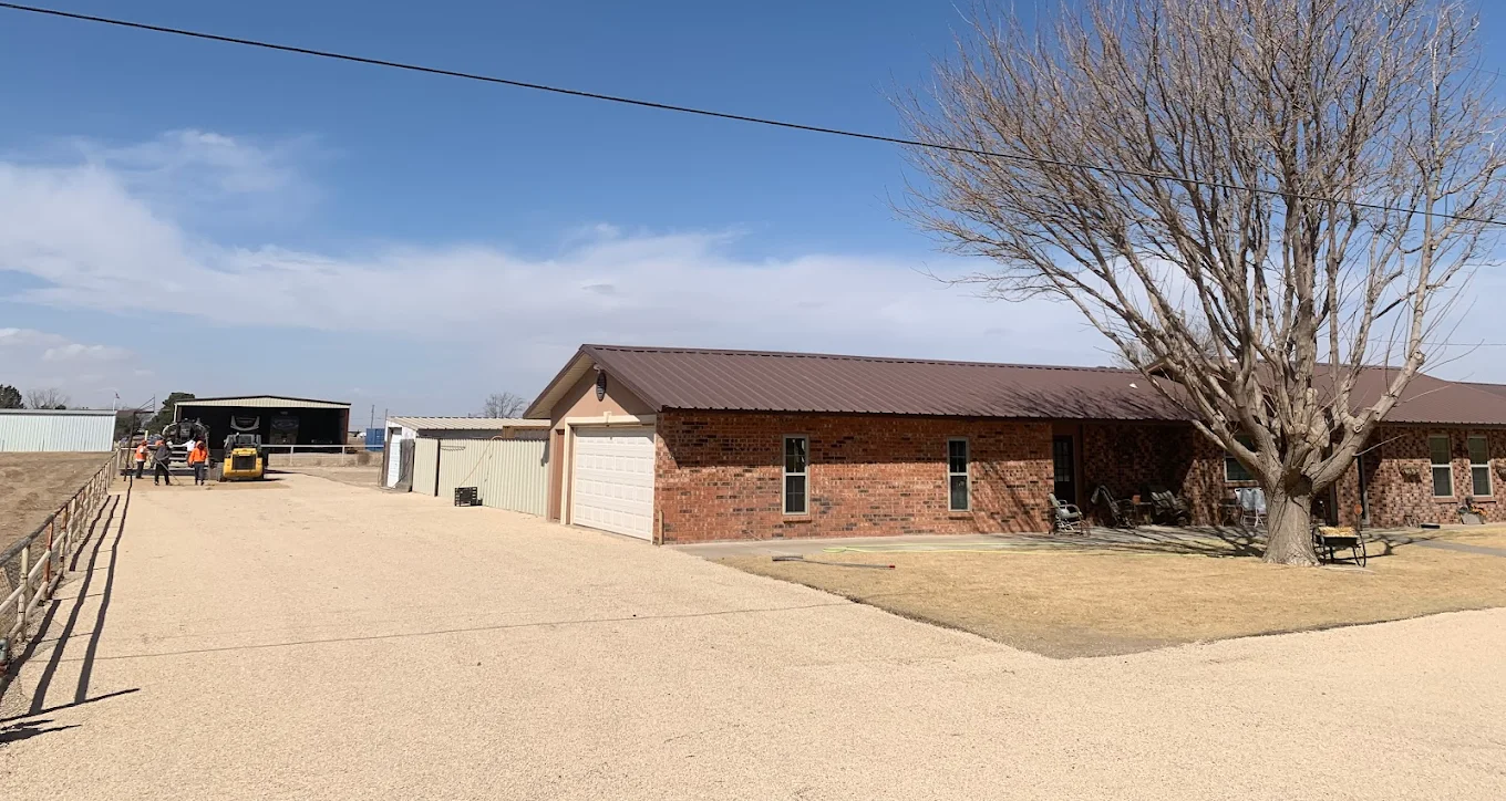 Commercial building exterior, freshly painted and ready