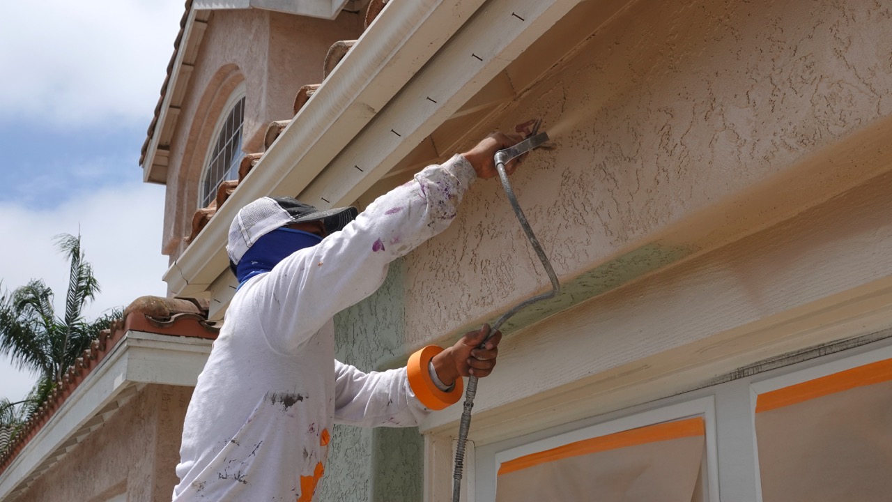 Stucco Painting in Palm Springs by Bartley Corrigan